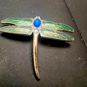 Vintage dragonfly brooch